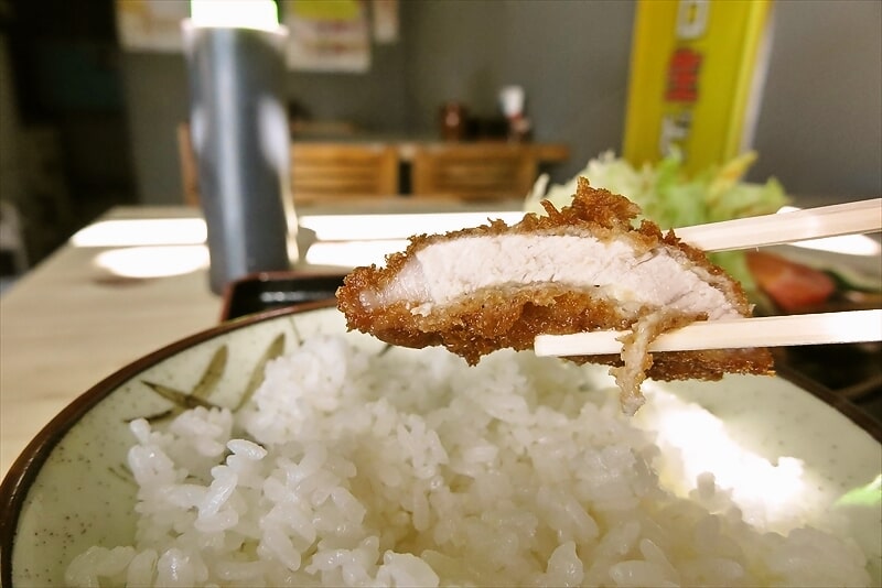愛川町中津『とんかつ かねひで』豚カツ定食8