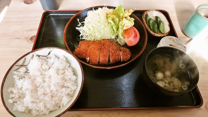 愛川町中津『とんかつ かねひで』愛川産の豚肉を使った豚カツ定食