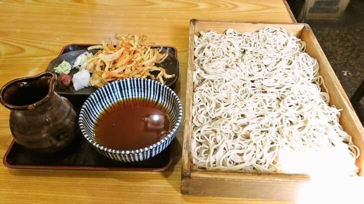 横浜市『宿場そば 東』美味しい”宿場そば大盛り”を食べる時