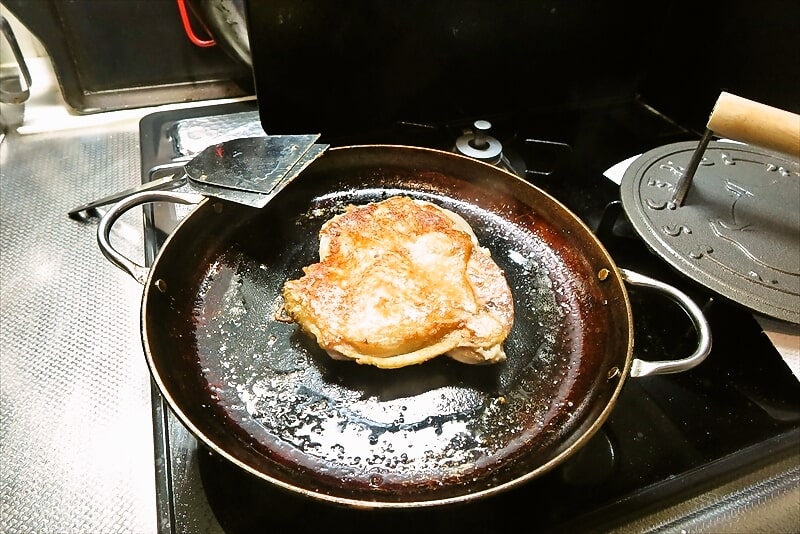 鶏腿肉ステーキ1