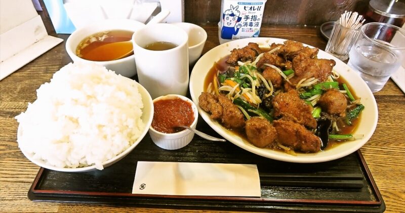 清瀬市『レバニラ定食 kei楽（けいらく）』庄内豚レバニラ定食サムネイル