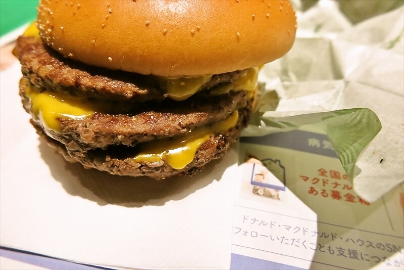 2014年4月『マクドナルド』炙り醤油風 トリプル肉厚ビーフ6