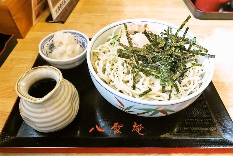 相模原市田名『割子そば 八雲庵（やくもあん）』辛味大根そば大盛り1