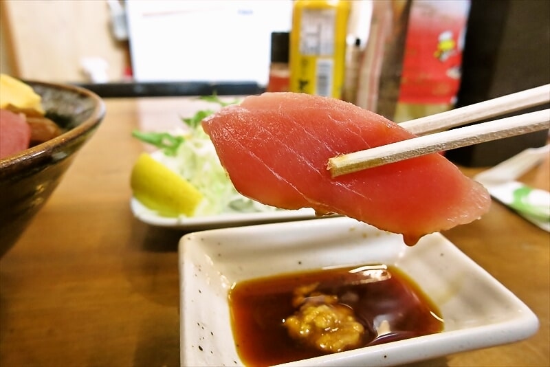 町田市『昭和食道 上宿一丁目』特選生まぐろ丼＆アジフライ8