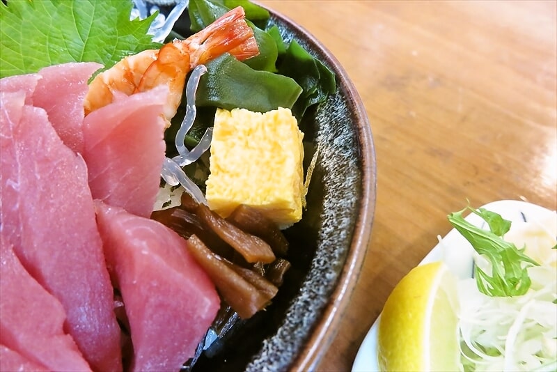 町田市『昭和食道 上宿一丁目』特選生まぐろ丼＆アジフライ5