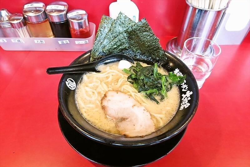 2024年淵野辺駅『横浜家系ラーメン 大和家』醤油ラーメン500円1