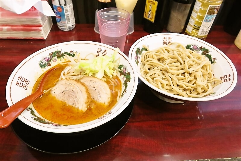 相模原市淵野辺駅『ぶっ豚（ぶっとん）淵野辺店』小つけ麺1