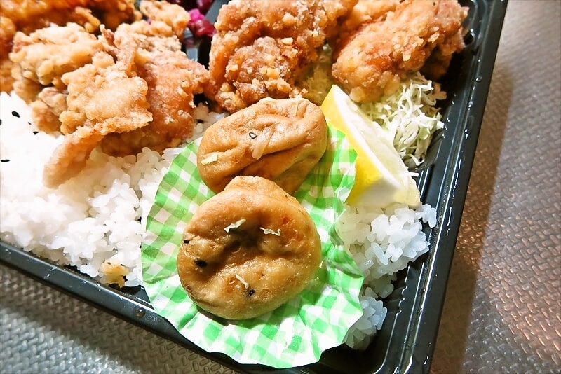 相模原市淵野辺『こがねちゃん弁当』鶏の唐揚げ弁当特盛り7