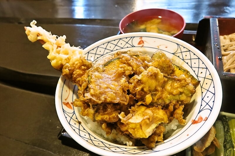 2024年相模原市『そば処 大むら』天丼そばセット6