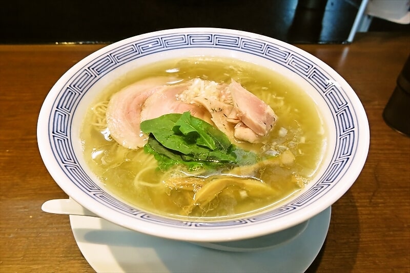 町田市金森『らぁめん 信 shin』（旧 進化本店）塩ラーメン2