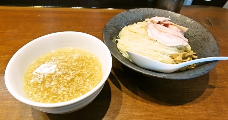 町田市金森『らぁめん 信 shin』（旧 進化本店）塩つけ麺サムネイル