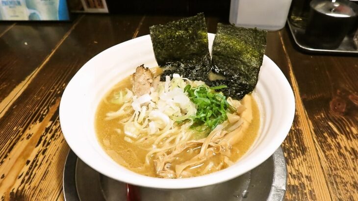 相模原市『元祖ベジポタ えん寺グループ 夜鳴き軒』鶏ポタラーメン