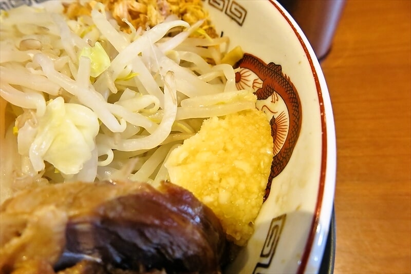 町田駅『ラーメン豚山（ぶたやま）』小ラーメン汁なし5