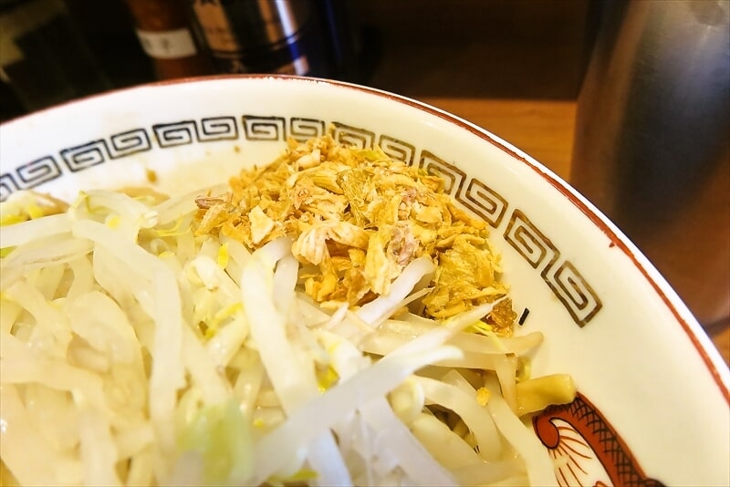 町田駅『ラーメン豚山（ぶたやま）』小ラーメン汁なし6