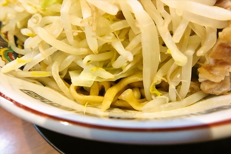 町田駅『ラーメン豚山（ぶたやま）』小ラーメン汁なし8