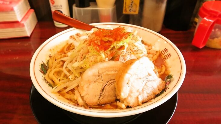 相模原市『ぶっ豚（ぶっとん）淵野辺店』辛っ豚ラーメンサムネイル