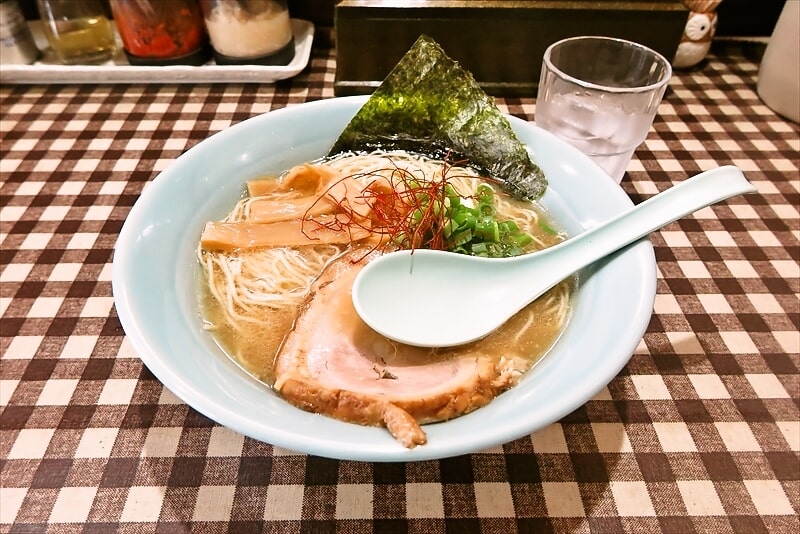 相模原市西橋本『とんこつ正油 えんや』豚骨醤油ラーメン1