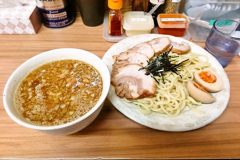 相模原市『らぁ麺 つね』チャーシューつけ麺1