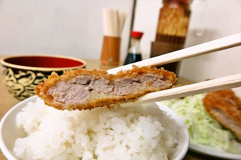 八王子駅『とんかつ ほし野』ミックスフライ定食9