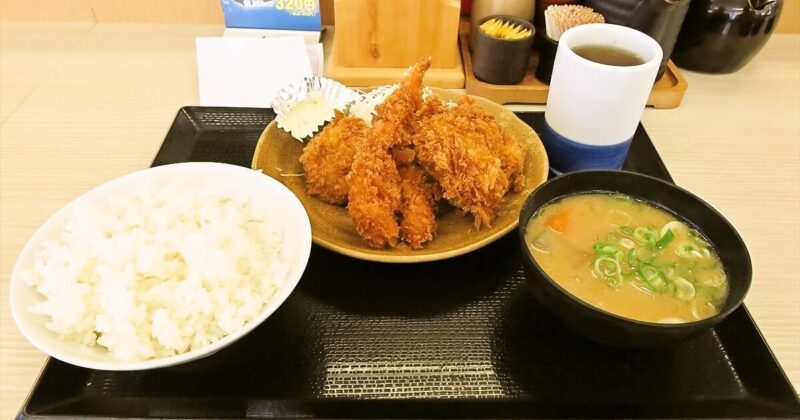 『かつや』秋の海鮮フライ定食＆秋の海鮮カツ丼サムネイル1