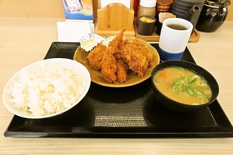 『かつや』秋の海鮮フライ定食＆秋の海鮮カツ丼2