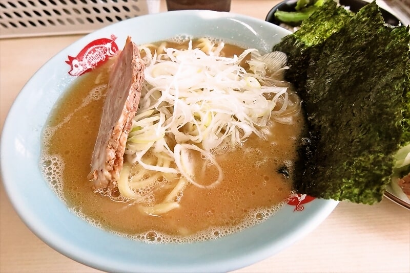 町田駅『町田家 町田本店』ネギ塩ラーメン＆キャベチャー＆ミニライス2