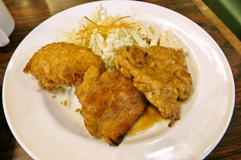 町田駅『グリルママ』若鶏生姜焼きランチ4