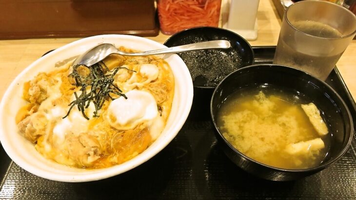 淵野辺駅『松屋 淵野辺北口店』親子丼590円でどうでしょう？