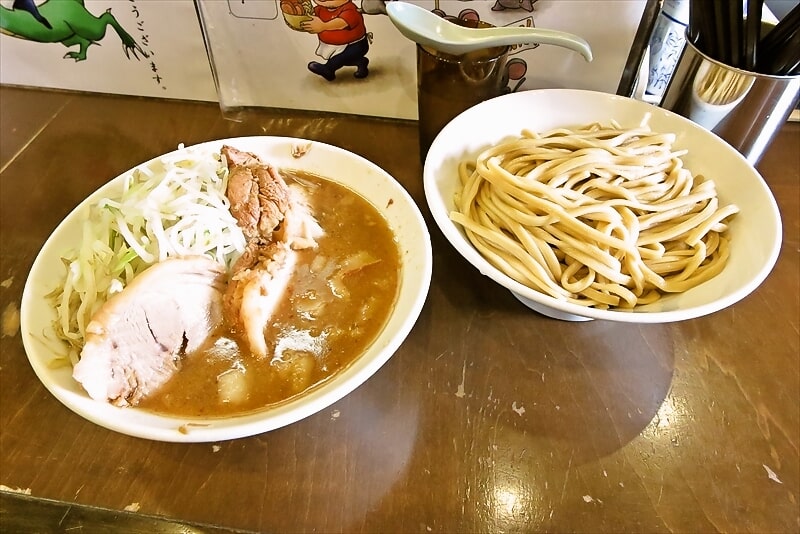 相模原市淵野辺本町『麺屋 歩夢（あゆむ）』小つけ麺豚1枚ラー油抜き1