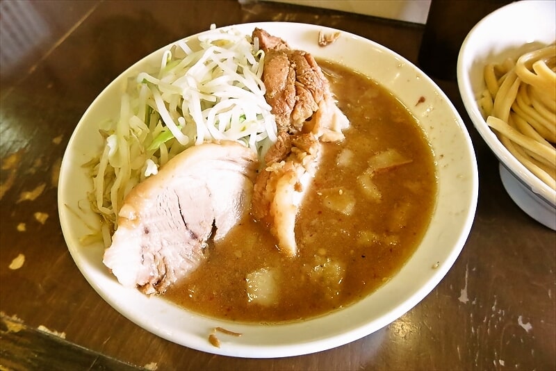 相模原市淵野辺本町『麺屋 歩夢（あゆむ）』小つけ麺豚1枚ラー油抜き2