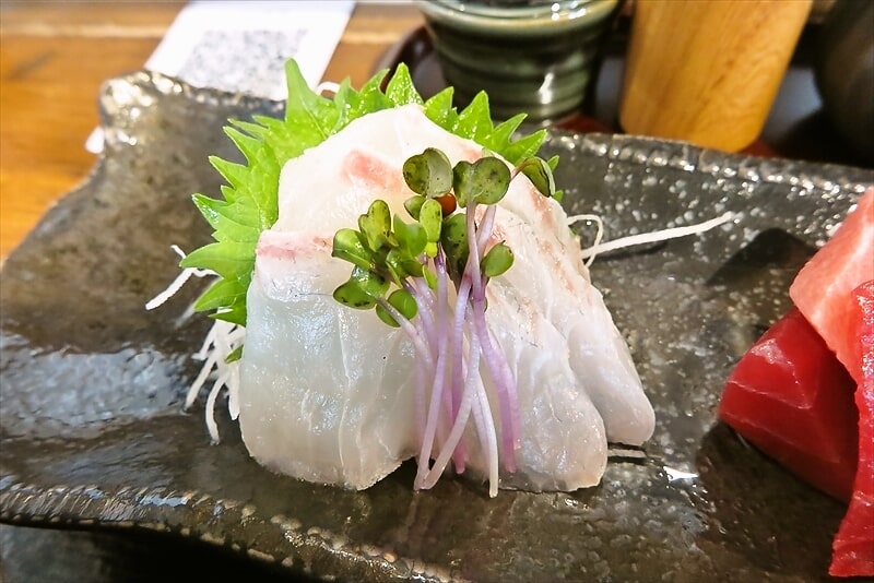 町田駅『土鍋ごはん食堂 ふじたや』お刺身三種盛り定食（本まぐろ入り）7