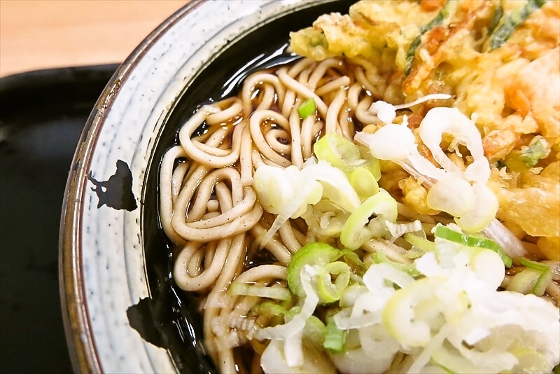 橋本駅『そば・うどん めん処 一ぷく 橋本店』天ぷら蕎麦6