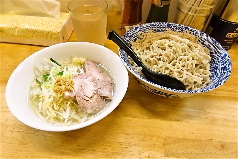 矢部駅淵野辺駅『らーめん きじとら』塩つけ麺大盛り1