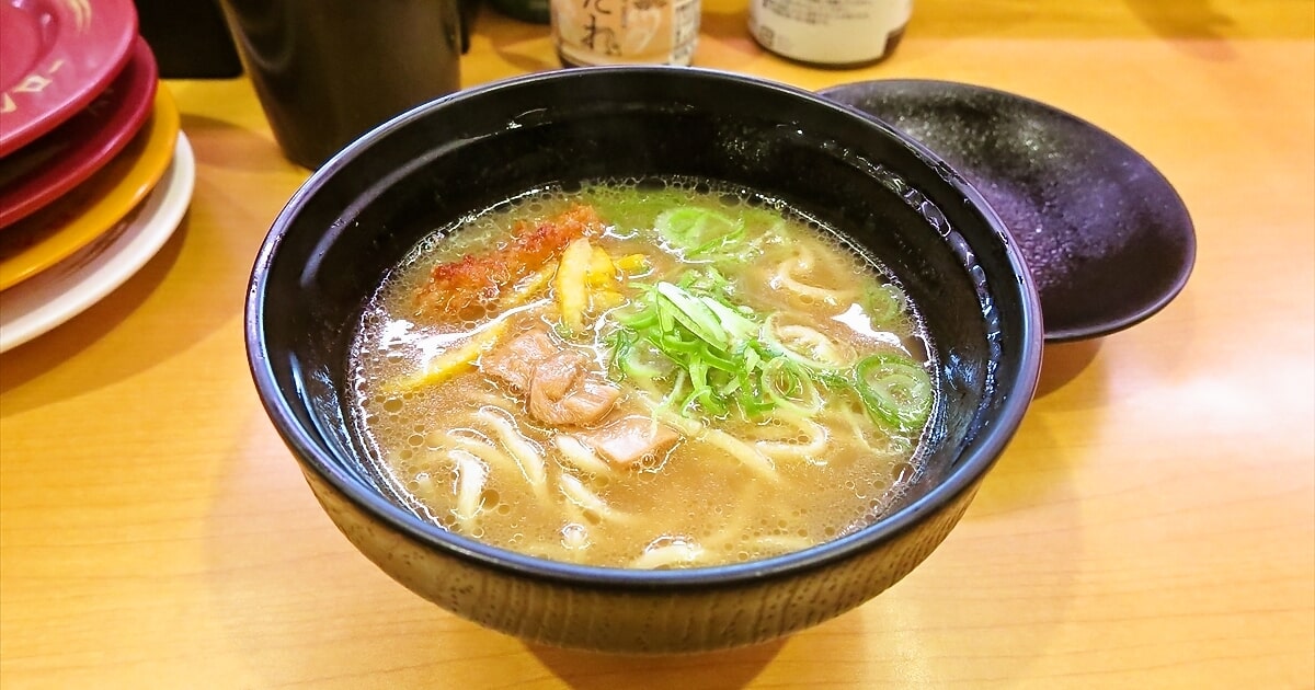 『スシロー』貝ガラ屋監修 牡蠣白湯ラーメンかきフライのせ＆新濃厚かに味噌ラーメン12