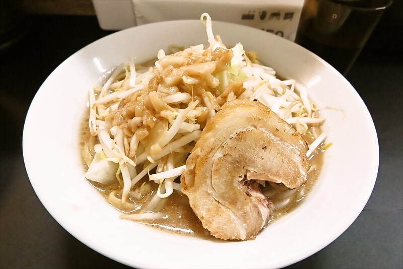 町田市町田駅『ラーメン豚ギャング 町田店』ラーメン200g1