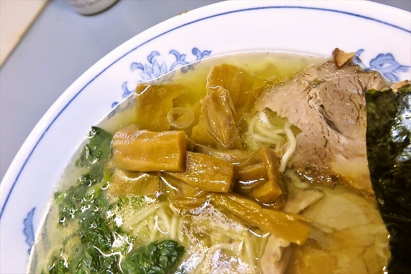 2024年11月『中華そば 七面（しちめん）』塩ラーメン4