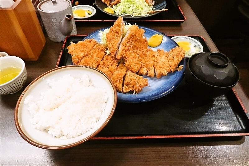 山形県天童市『ABC食堂 天童店』ダブルロースカツ定食1