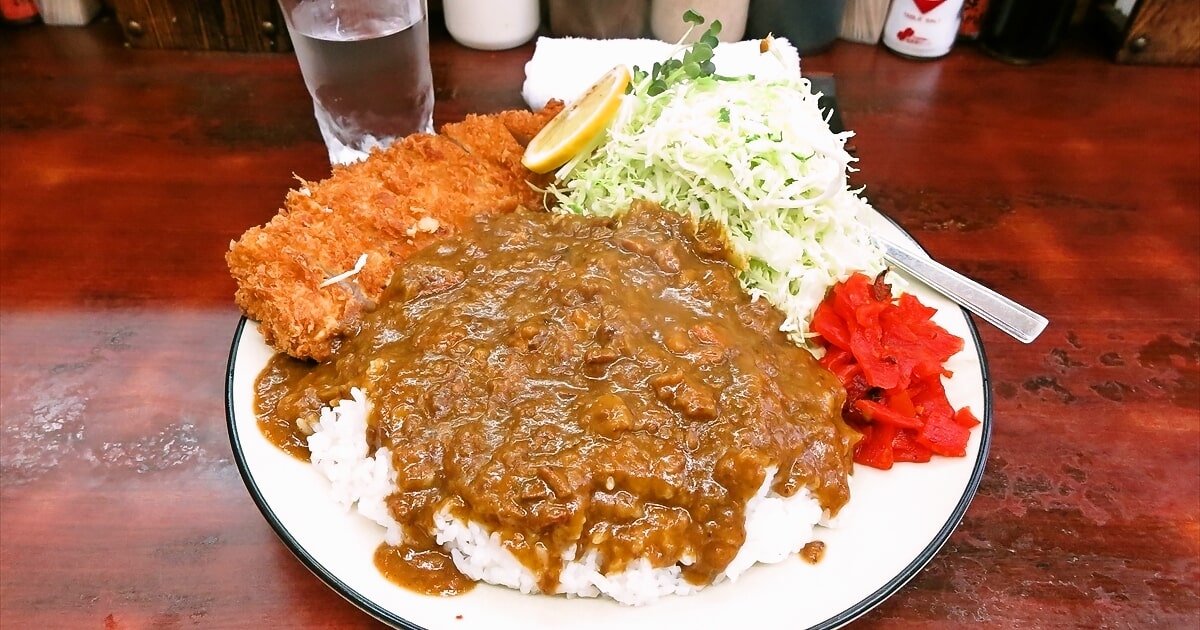 相模原市『とんかつ赤城』カツカレー並盛サムネイル