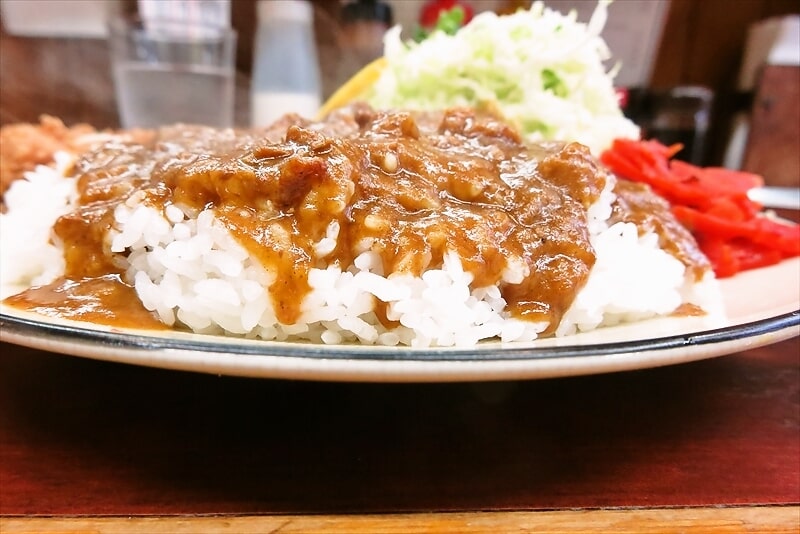 相模原市『とんかつ赤城』カツカレー並盛4