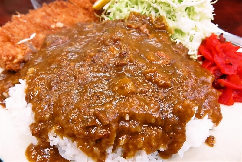 相模原市『とんかつ赤城』カツカレー並盛5