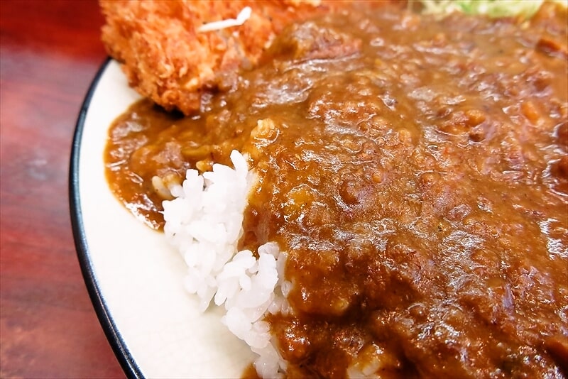 相模原市『とんかつ赤城』カツカレー並盛6