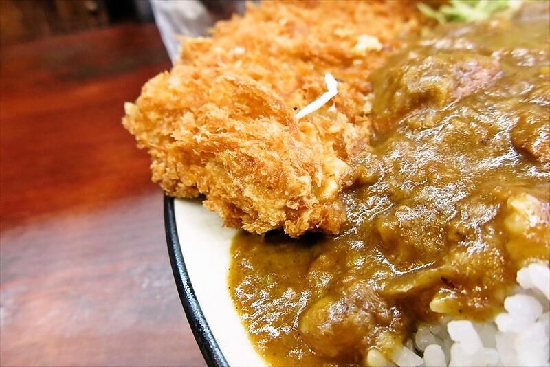 相模原市『とんかつ赤城』カツカレー並盛7