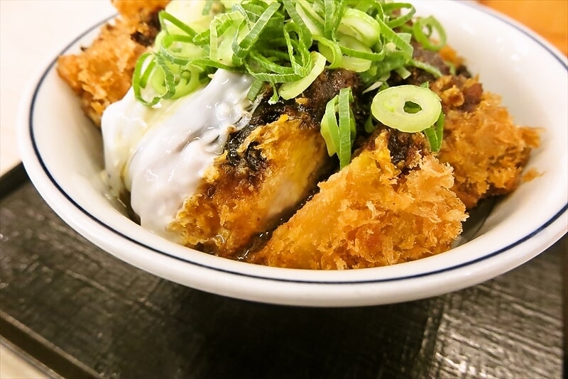 2024年12月『かつや』さばとロースの味噌たまカツ丼5