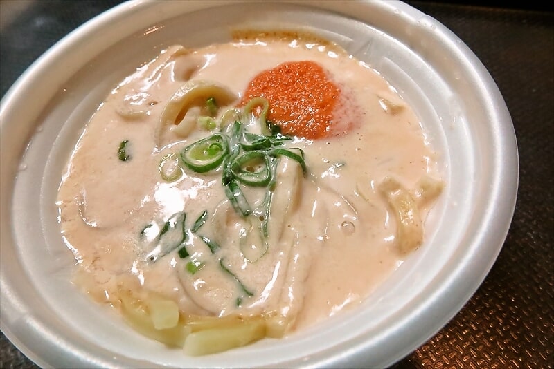 『セブンイレブン』明太クリームうどん6