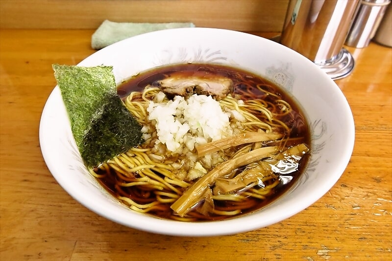 相模原市二本松『醤油ラーメン専門店 太尊（たいそん）』ラーメン大盛り1