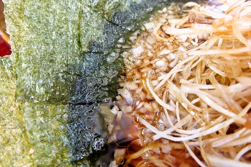 相模原市『らぁ麺 つね』ネギラーメン特盛り海苔増し7