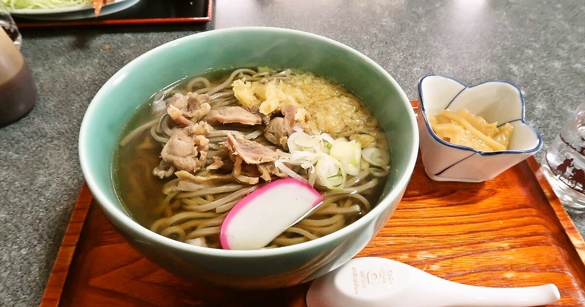 山形県天童市『食事処 わらべ』鳥そば大盛りサムネイル