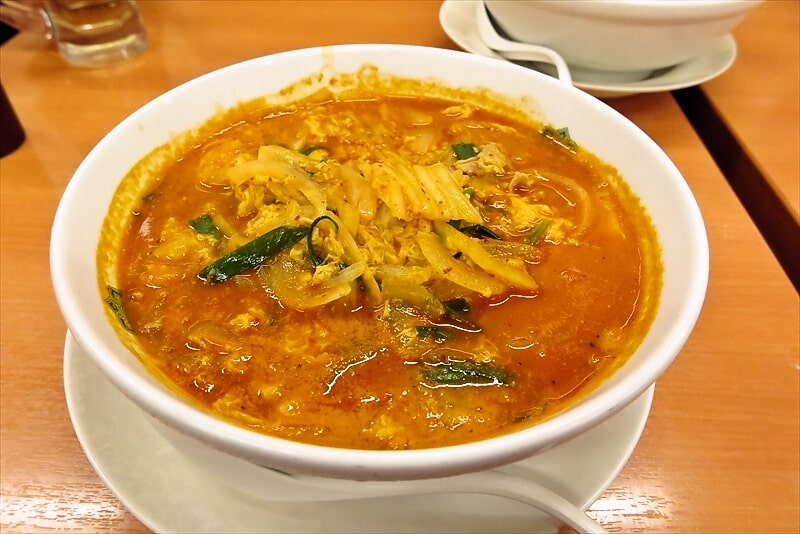 町田駅『日高屋 町田中央店』チゲ味噌ラーメン1