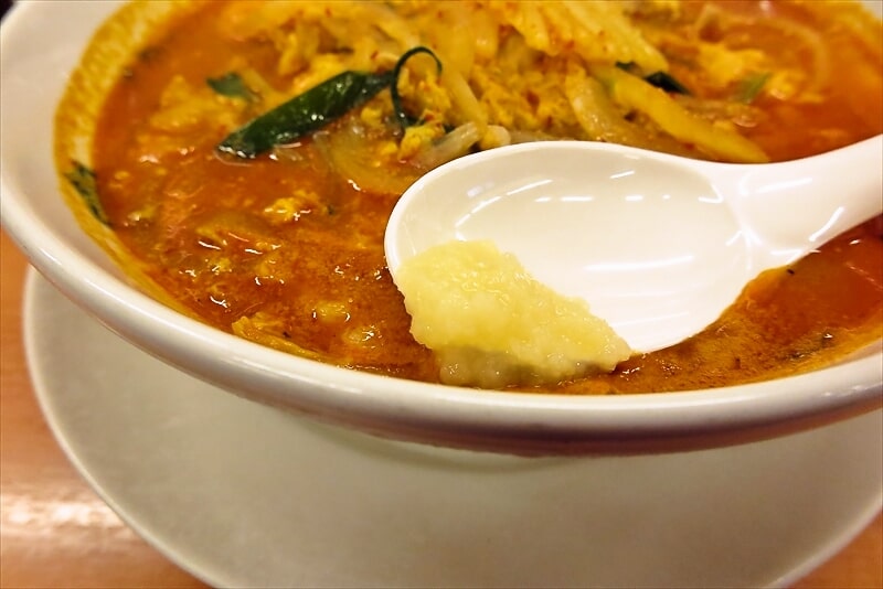 町田駅『日高屋 町田中央店』チゲ味噌ラーメン9