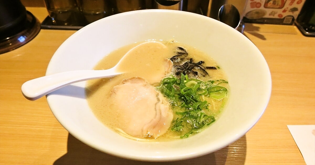 相模原市古淵『一風堂 ニトリモール相模原店』白丸元味ラーメンサムネイル